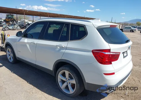 2017 BMW X3 Sdrive28I из США, поврежденный, VIN 5UXWZ7C37H0X42033
